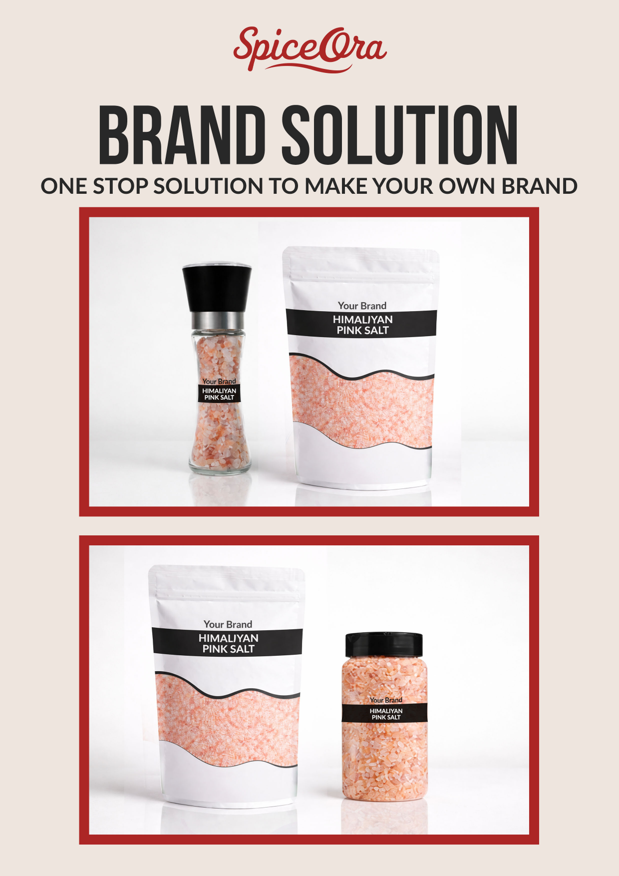 Brand Solution — Grinder and Pouches with Your Brand