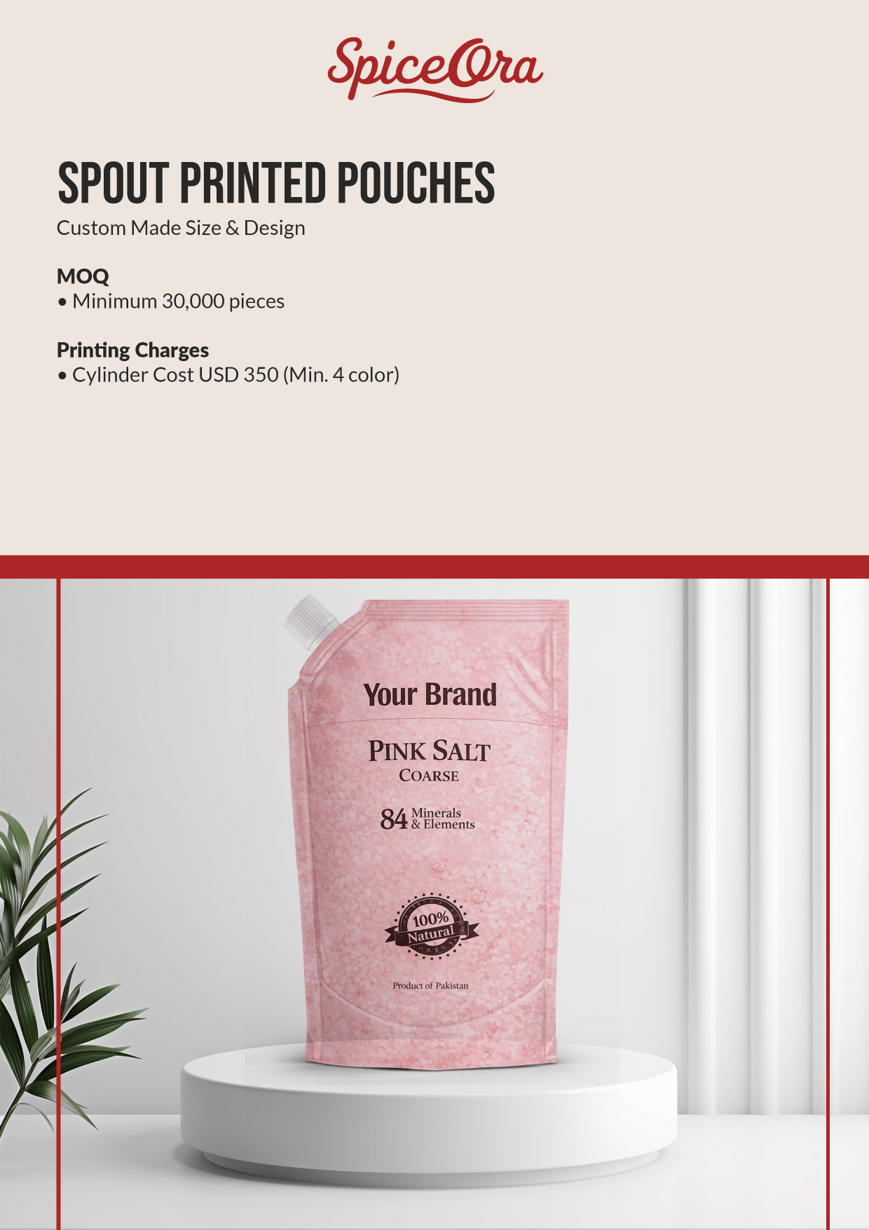 Spout Printed Pouches